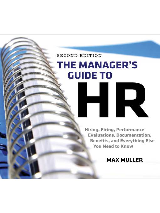 Title details for The Manager's Guide to HR by Max Muller - Available